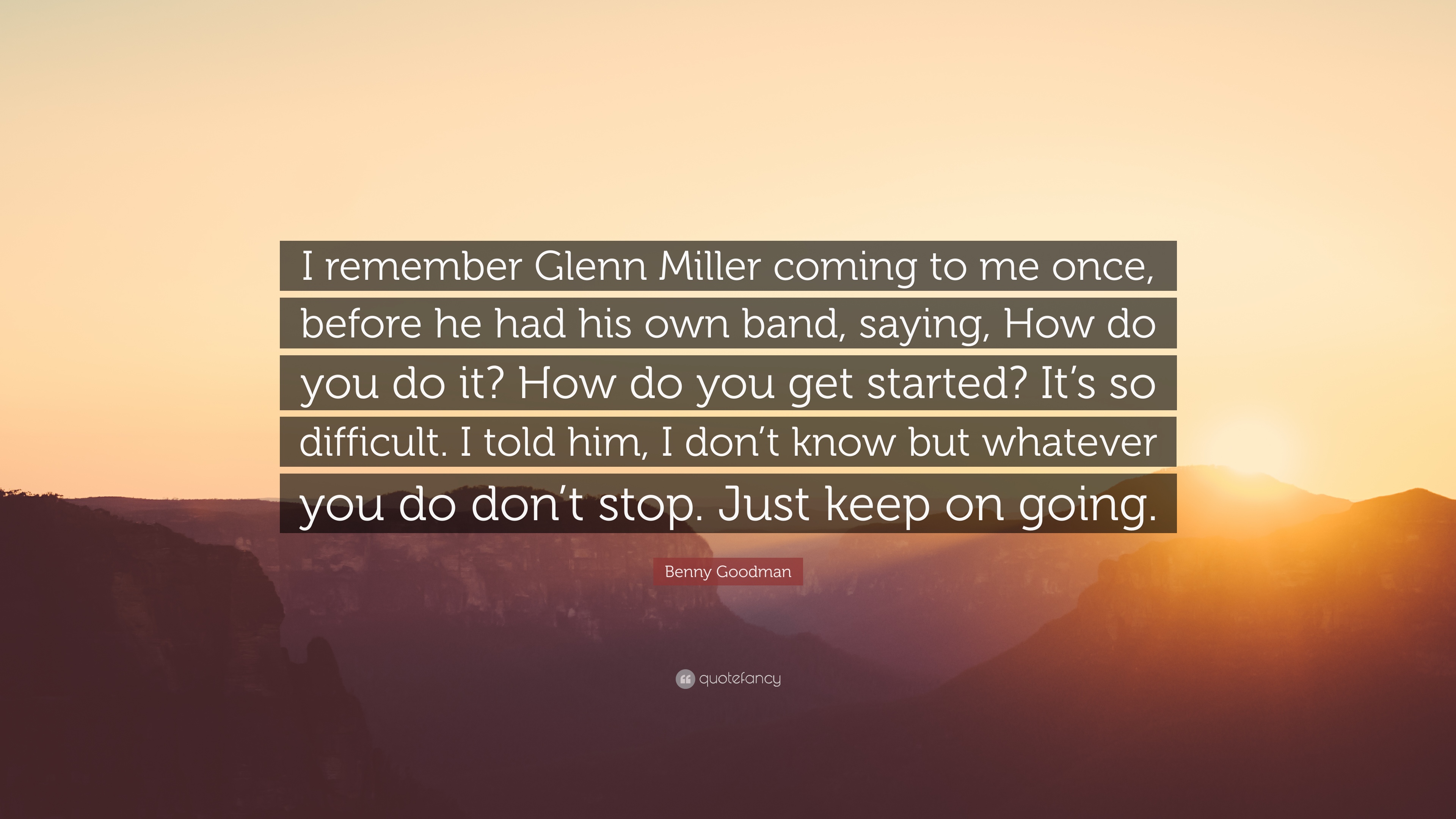 4 Benny Goodman Quotes About Glenn Miller