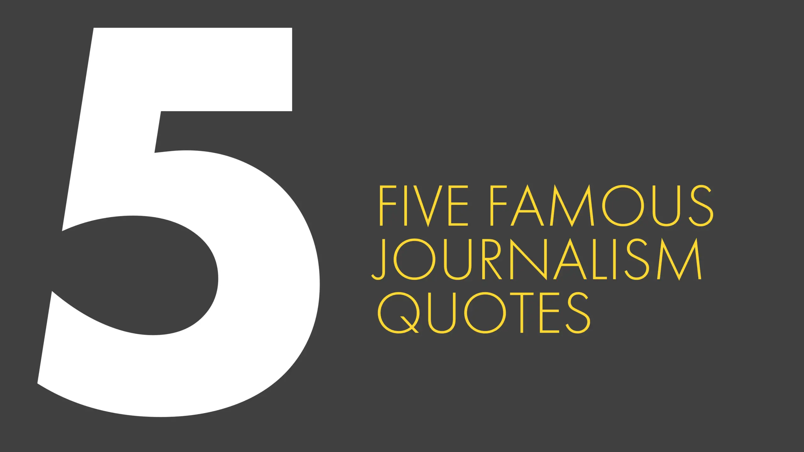 5 Famous Magazine Quotes