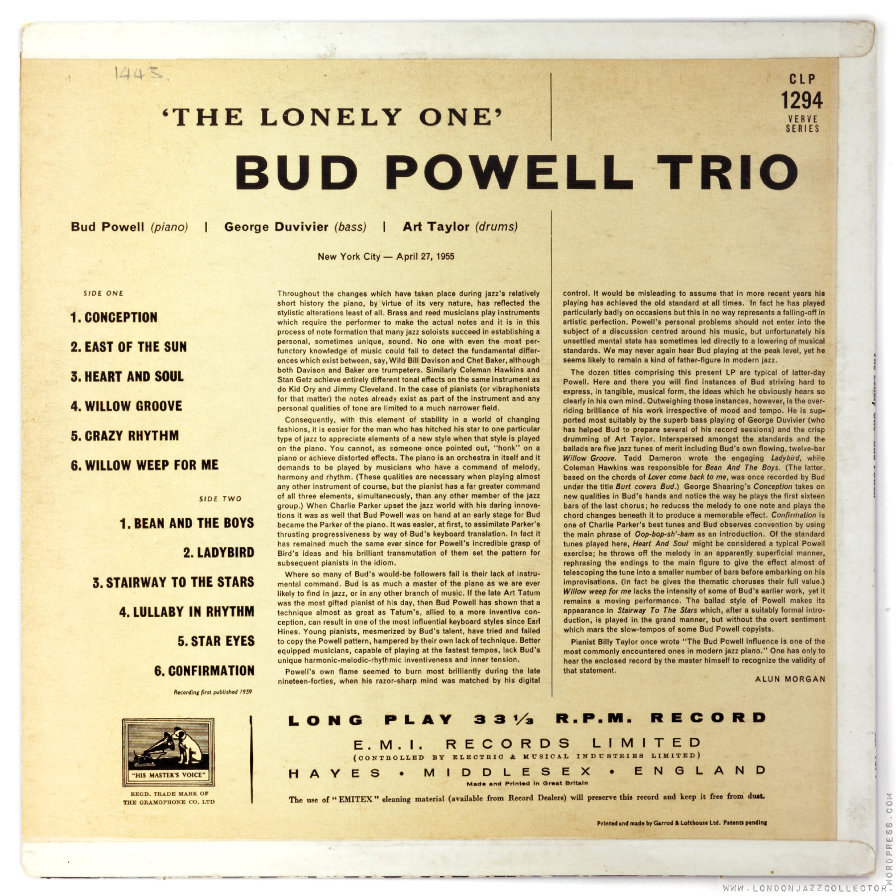 5 Quotes About Bud Powell