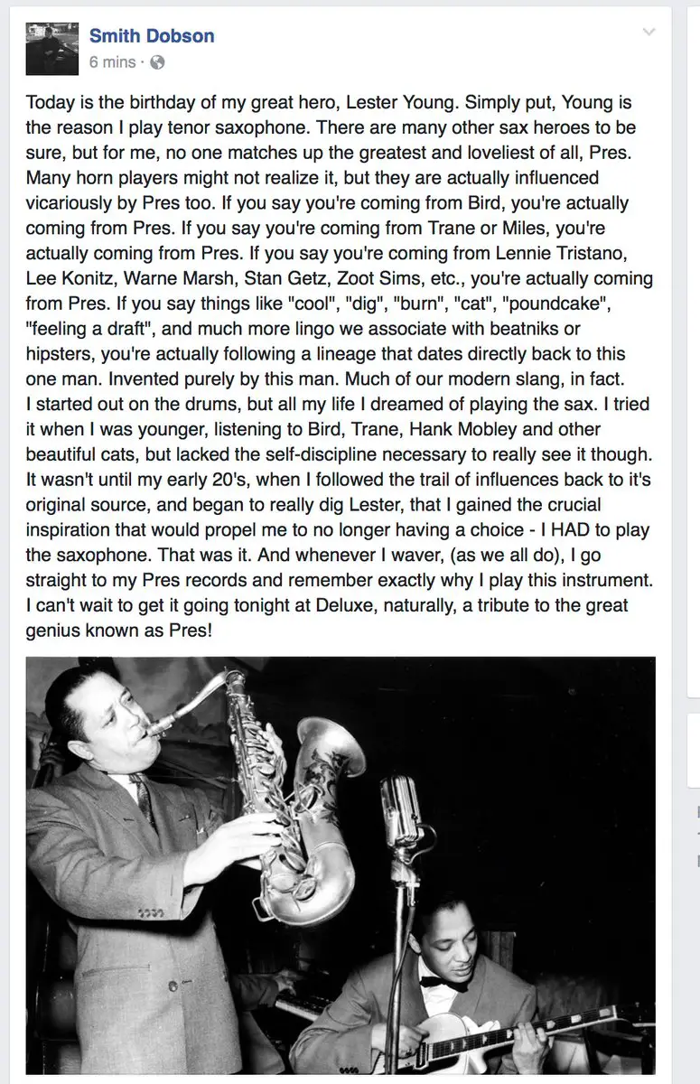 6 Quotes About Lester Young