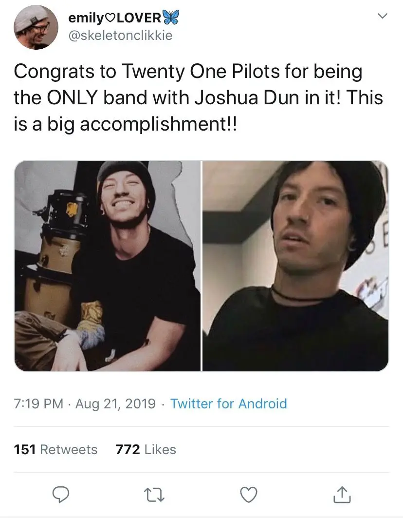 7 Famous Josh Dun Quotes