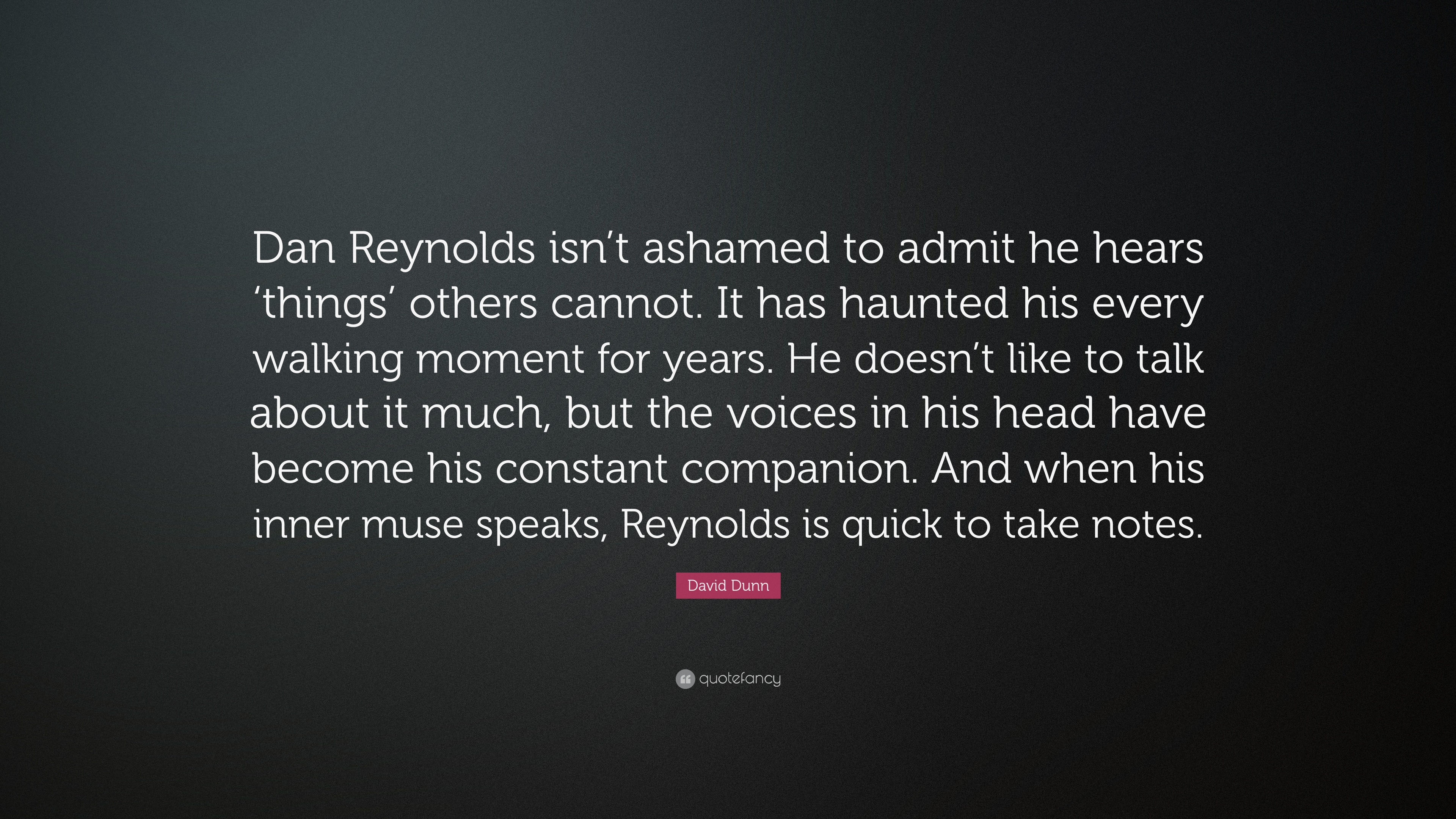 7 Inspirational Dan Reynolds Quotes