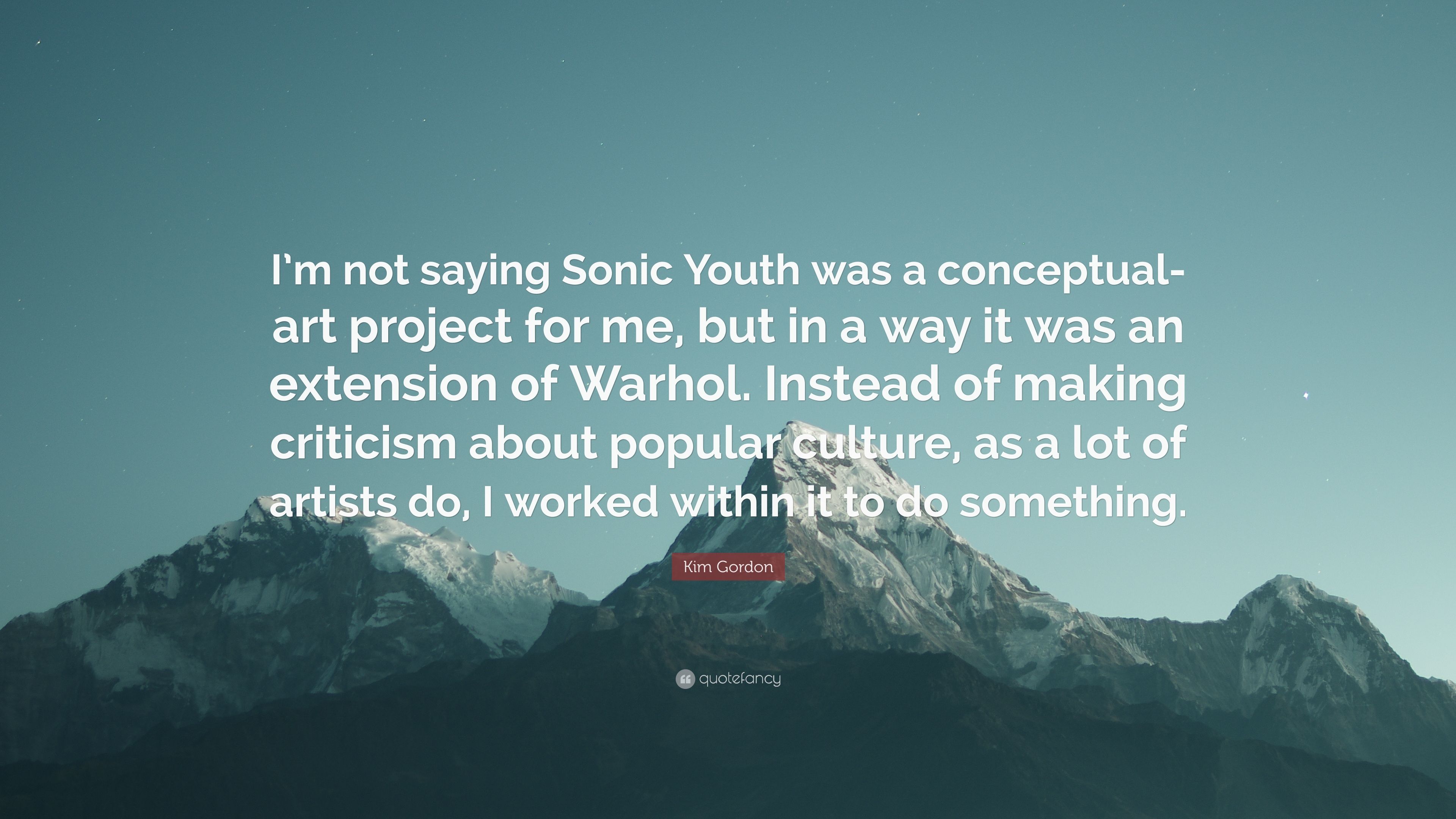 7 Quotes About Sonic Youth