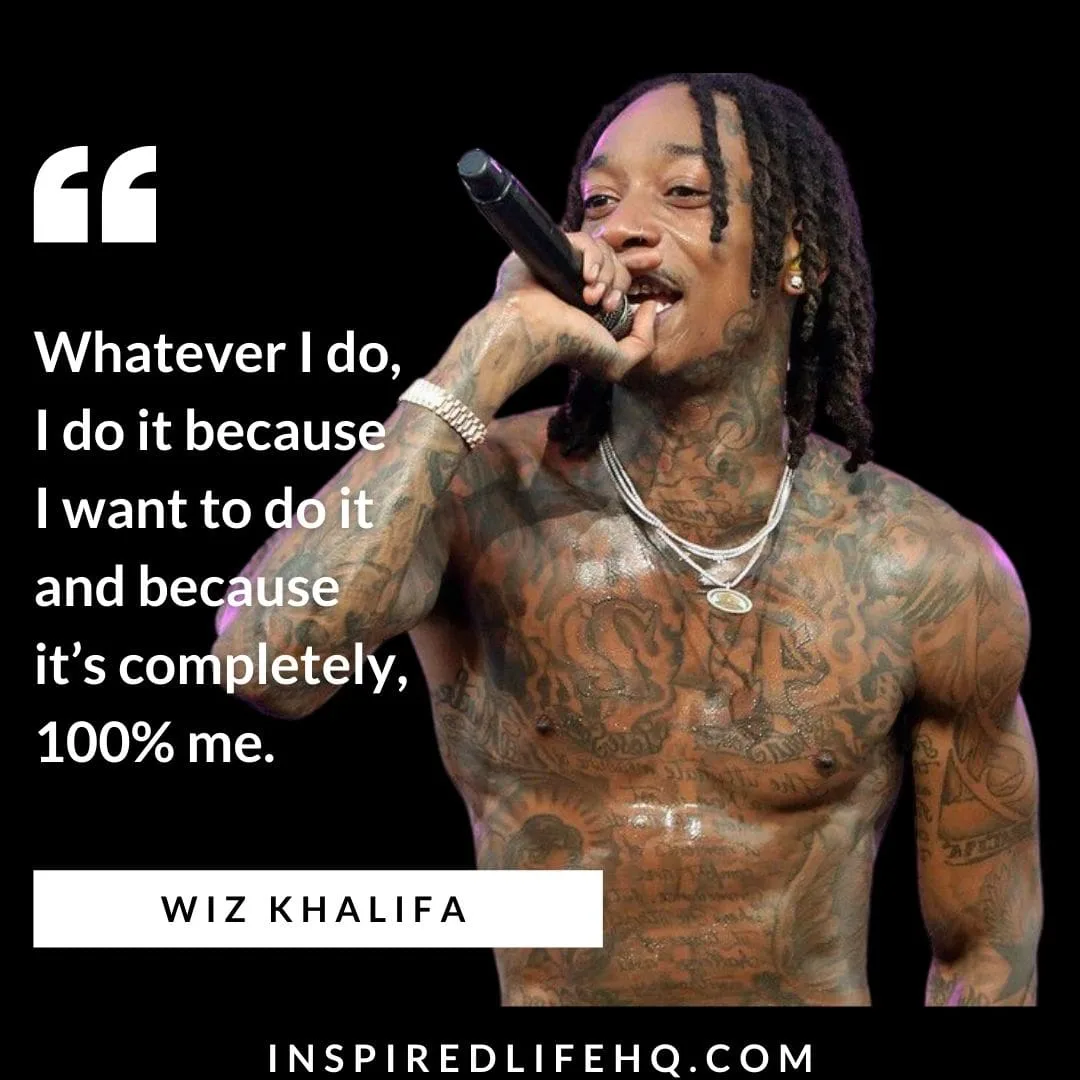 7 Quotes About Wiz Khalifa