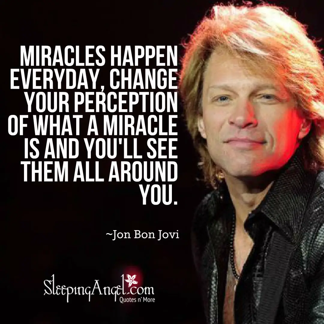 8 Quotes About Jon Bon Jovi